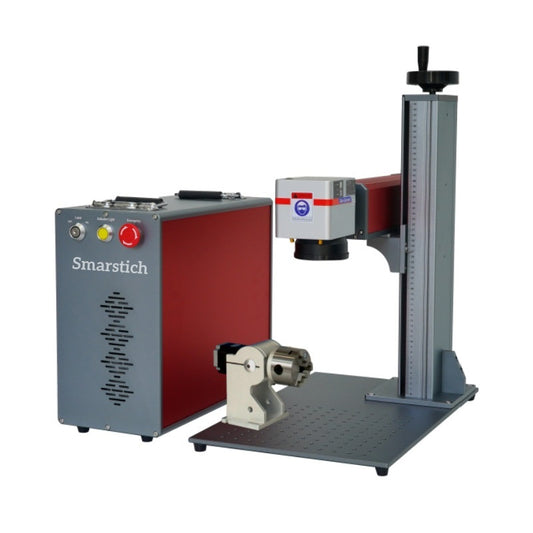 Smarstich 4000mm/s Laser Engraving Machine with RA2 Pro Rotary, Ultra HD Precision for Wood, Metal, Leather, Acrylic & More, Portable and Beginner-Friendly, 4-in-1 Rotary Accessory Included