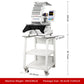 Smartstitch Embroidery Machine S1201, 12 Needles, WiFi Available, 10" Touch Screen, Max Speed 1200RPM, Embroidery Machine for Caps and Clothing with 9.5"x12.6" Embroidery Area (including embroidery starter kit)
