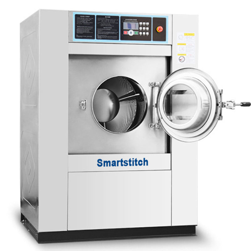 Smartstitch Fully Automatic Textile Washing Machine for industrial use, Adopt Full Suspension Shock-absorbing Structure, Maximum Dehydration Force of 270KG, Handle MAX 30 kg of Laundry