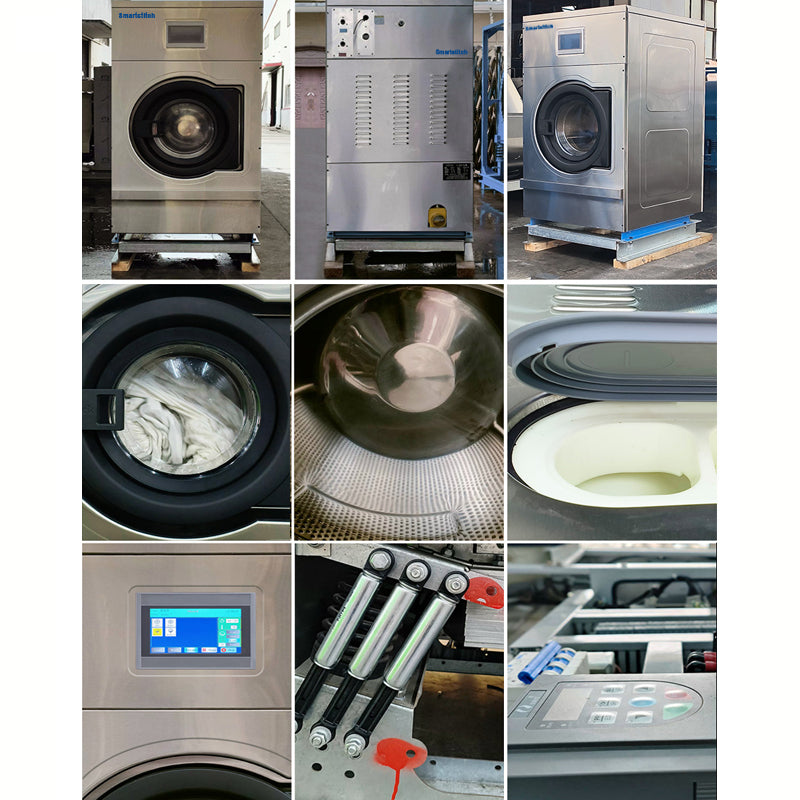 Smartstitch Ultimate Industrial Textile Washing Machine, Intuitive Navigation of Wash Programs and Settings for Effortless Operation, and Energy Efficiency, Making it Perfect for Hotels, Laundries