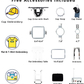Smartstitch Embroidery Machine S1001, 10 Needles, WiFi Available, 7" Touch Screen, Max Speed 1200RPM, Embroidery Machine for Caps and Clothing with 9.5"x14.2" Embroidery Area (including embroidery starter kit)