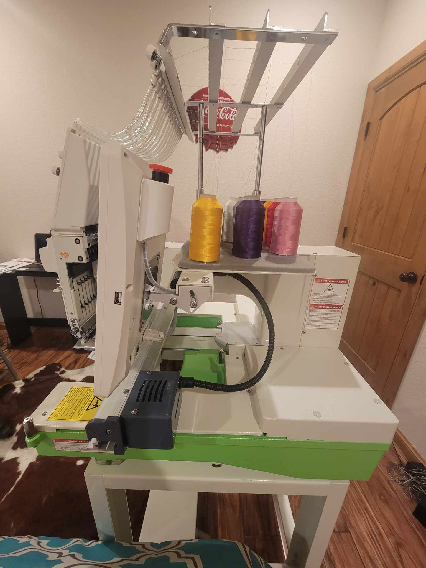 Smartstitch Embroidery Machine, Max Speed 1200RPM, Embroidery Machine for Caps and Clothing