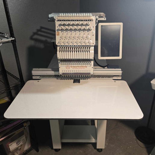 Smartstitch Embroidery Machine, Max Speed 1200RPM, Embroidery Machine for Caps and Clothing